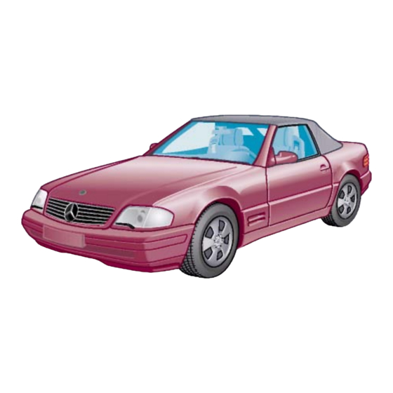 Mercedes-Benz 300 SL Operator's Manual