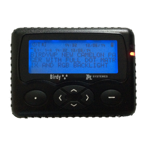 TPL BIRDY WPs-r2 User Manual