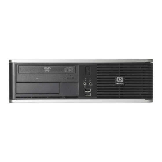 HP Compaq dc7800 Small Form Factor Business Product End-Of-Life Disassembly Instructions