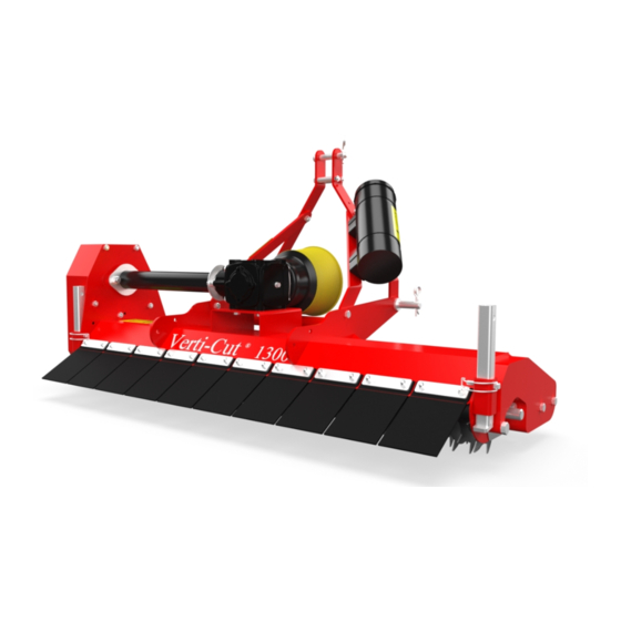 Redexim Verti-Cut 1300 User Manual And Parts Book