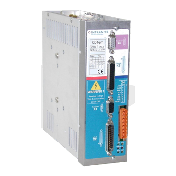 Infranor XtrapulsCD1-pm User Manual