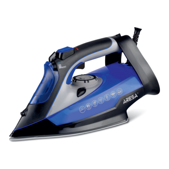 ARESA AR-3120 Ceramic Soleplate Iron Manuals