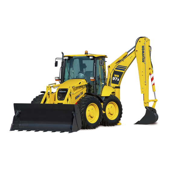 Komatsu Utility WB97S-2 Operation & Maintenance Manual