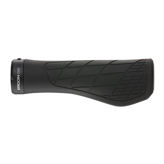 Ergon GA3-S Installation And User Instructions