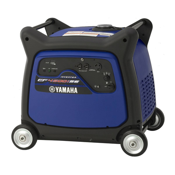 Yamaha EF4500iSE - Inverter Generator Owner's Manual