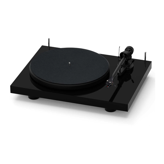 Pro-Ject Audio Systems Pro-Ject Debut III E Instructions For Use Manual
