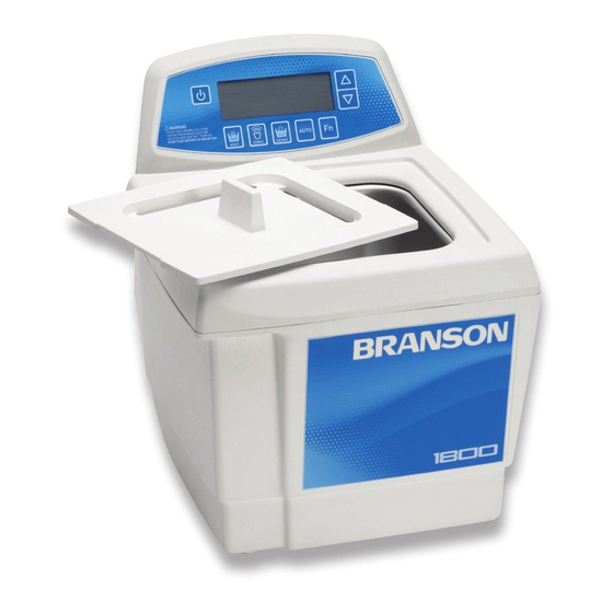 Branson 1800 Instruction Manual