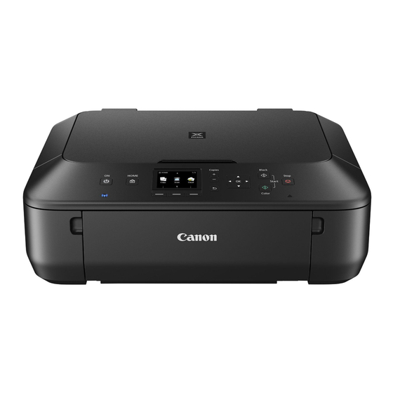 Canon PIXMA MG5700 Series Getting Started