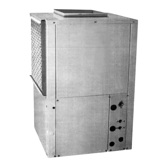 ClimateMaster VZ Series Installation, Operating,  & Maintenance Instructions