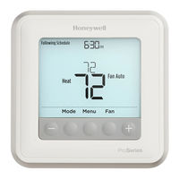 Honeywell Home TH6320U2008 Installation Instructions Manual