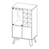 rst brands ASTER SL-BARCAB-1 Assembly Instructions Manual