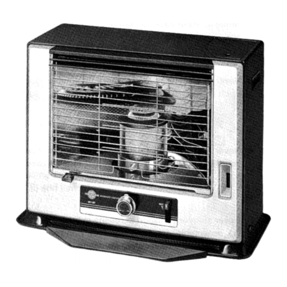 Toyostove RC-37F Operation And Maintenance Instructions