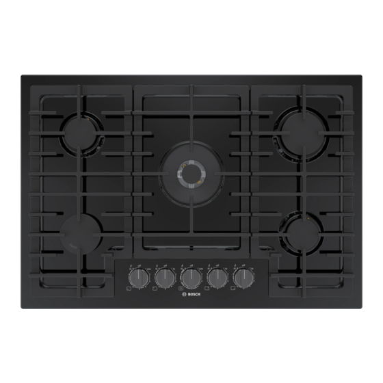 User Manuals: Bosch NGM8049UC Gas Cooktop