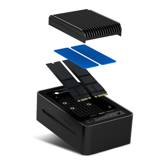Fantec NVMe-X2U32-20G Manuals