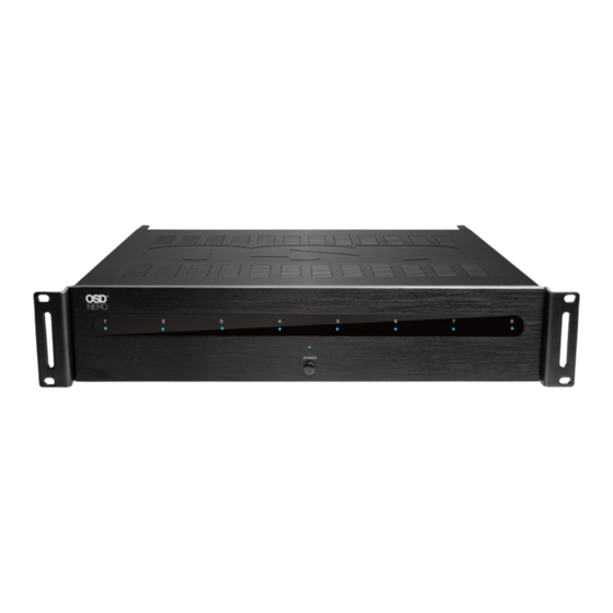 OSD Audio NERO HTX Series Owner's Manual