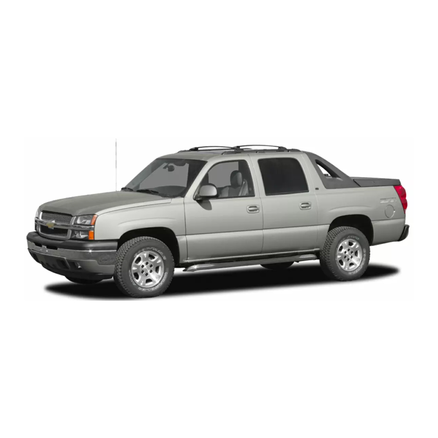 Chevrolet Avalanche 2006 Manual