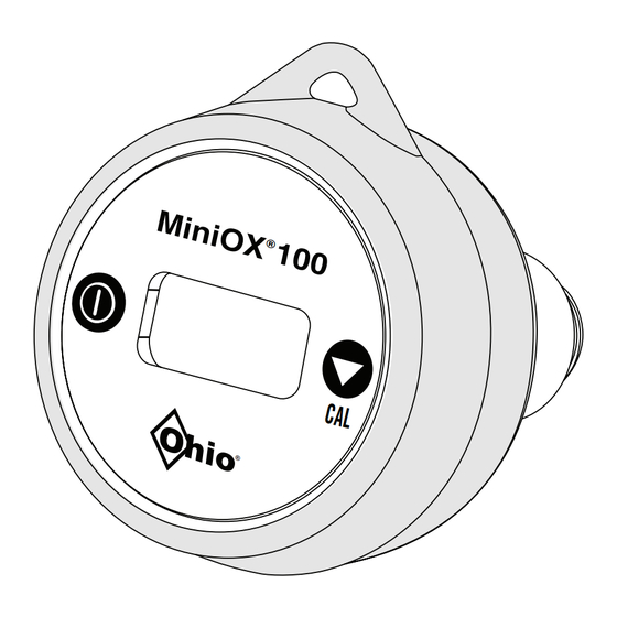 Ohio Medical MiniOX 100 Operating Manual & Instructions For Use