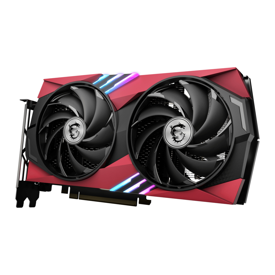 MSI GeForce RTX 4060 Gaming X 8G Manual