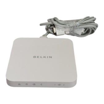 Belkin KVM for Mac mini Manuals