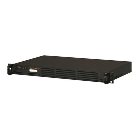 Supero SUPERSERVER 5017P-TLN4F User Manual