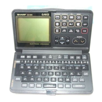 User Manuals: Sharp ZQ-5000 Touch terminals
