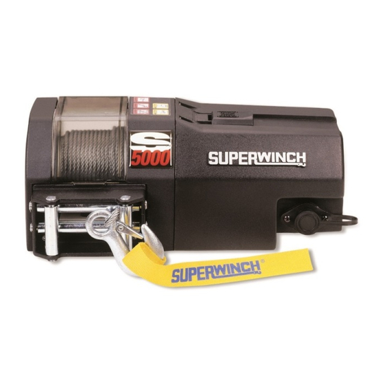 Superwinch S3000 Owner's Manual