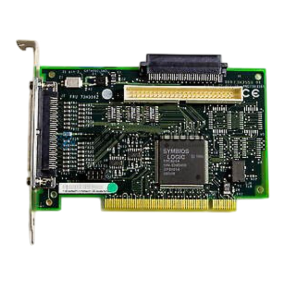 IBM PCI SCSI-2 Fast/Wide Single-Ended Adapter Installation Manual