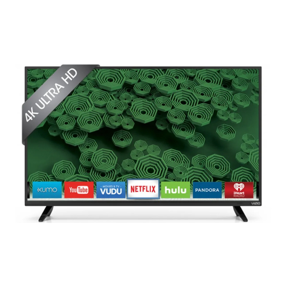 Vizio D65u-D2 Quick Start Manual