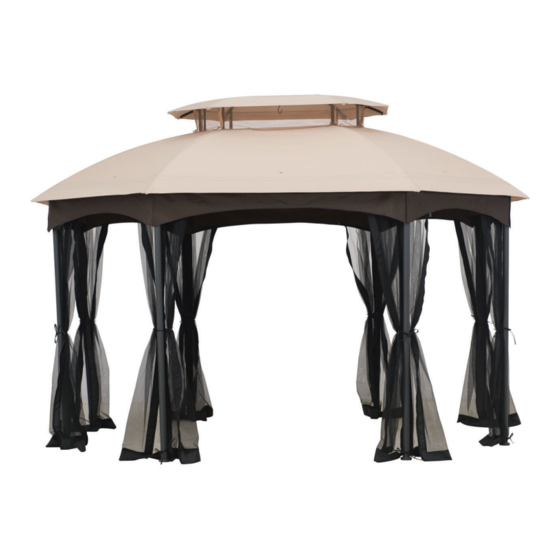 User Manuals: real living MANHATTAN A101001102 Gazebo