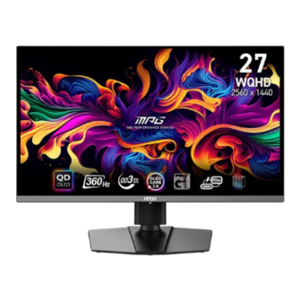 MSI MPG 271QRX QD-OLED (3CD7) User Manual