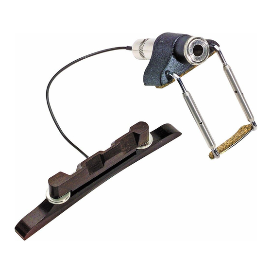 Fishman M-200 PROFESSIONAL MANDOLIN PICKUP Installation Manual