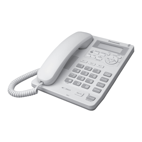 PANASONIC KX-TS620FX Telephone Manuals