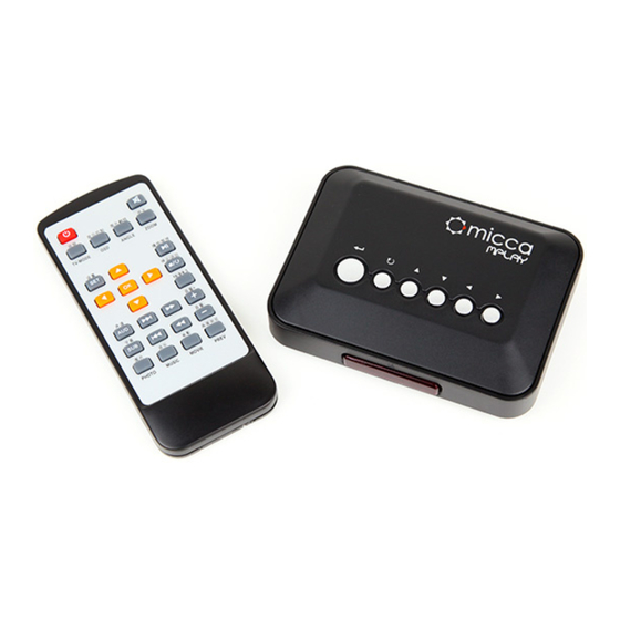 Micca mplay Quick Start Manual