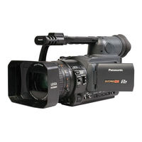 Panasonic HVX200A - Camcorder - 1080p Operating Instructions Manual