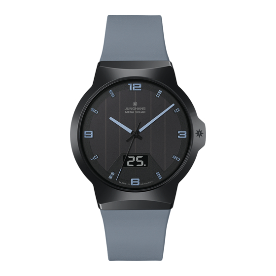 Junghans solar User Manual