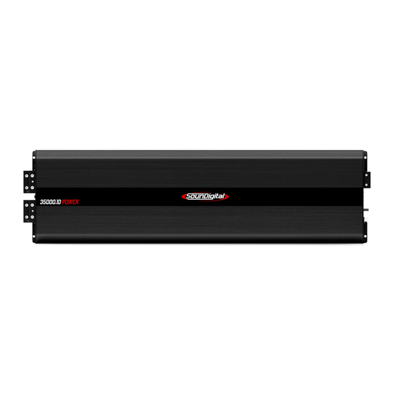 Soundigital POWER 35000.1D Installation Instructions Manual