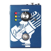 Harman DigiTech JamMan Vocal XT Owner's Manual