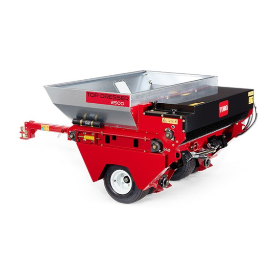 TORO TOPDRESSER 2500 OPERATOR'S MANUAL Pdf Download ManualsLib
