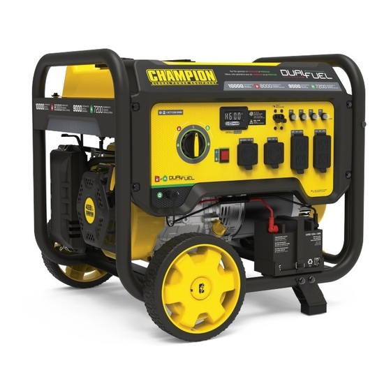 Champion Power Equipment 201078 Quick Start Manual