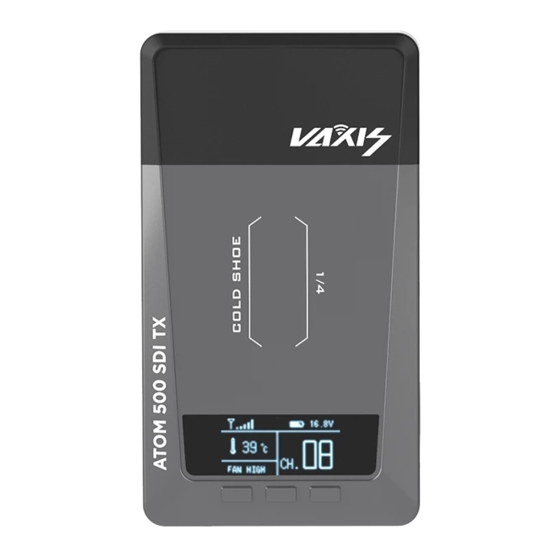 VAXIS ATOM 500 Instructions Manual