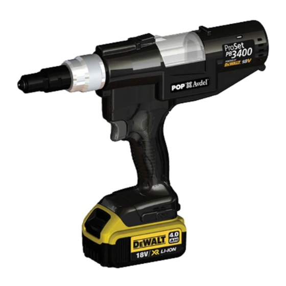 Stanley ProSet PB3400 Series Instruction Manual