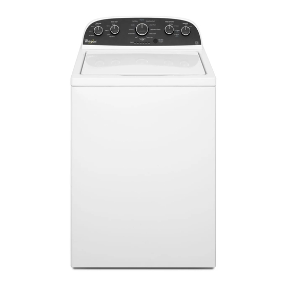 Whirlpool WTW4850BW1 Use And Care Manual