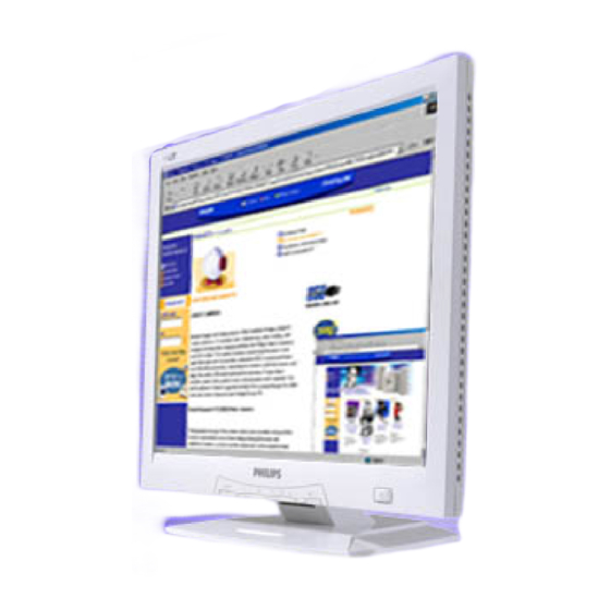 User Manuals: Philips 150S4FS LCD Monitor