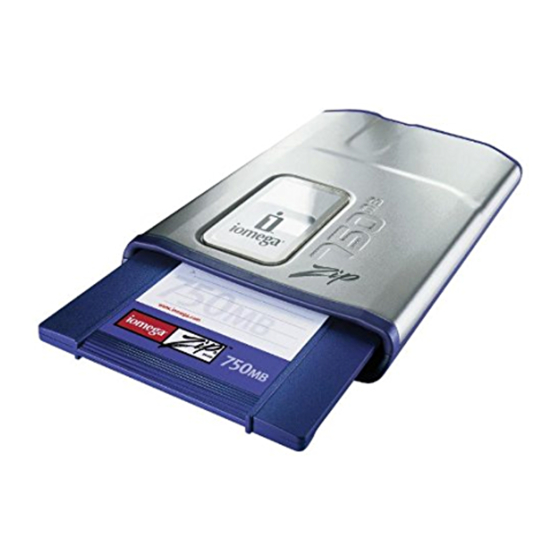 Iomega Zip 750 External Drive Manuals