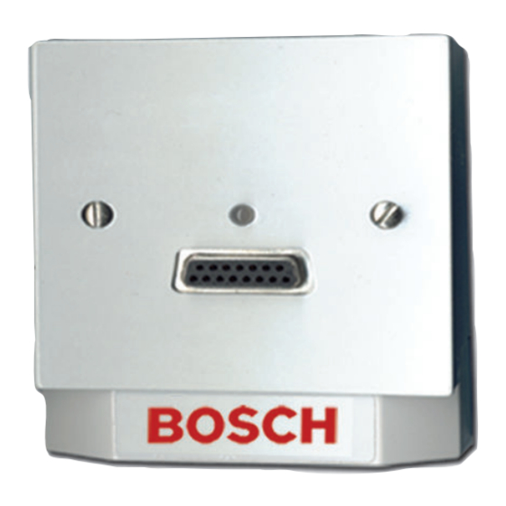 Bosch IUI-DACM/K1-EX Installation Instructions Manual