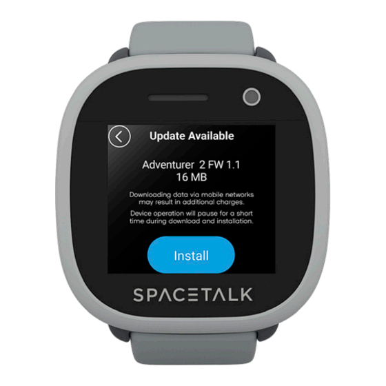 Spacetalk Adventurer 2 Quick Start Manual