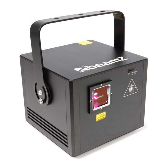 Beamz Neso 1,5W RGB Analog PRO Laser DMX Manual