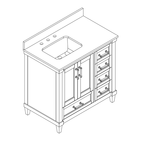 LF allen + roth TJ-0208V3622WH Assembly Instructions Manual