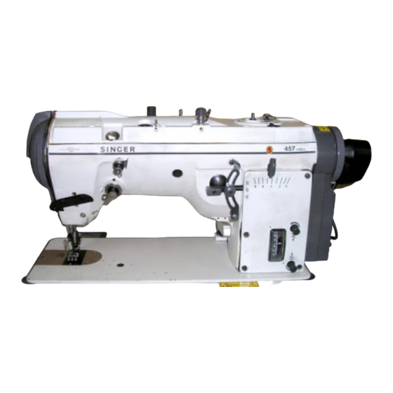 Singer 457G UTT Service Manual