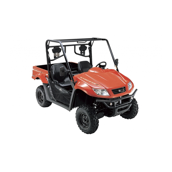 KYMCO UXV500 4x4 Owner's Manual